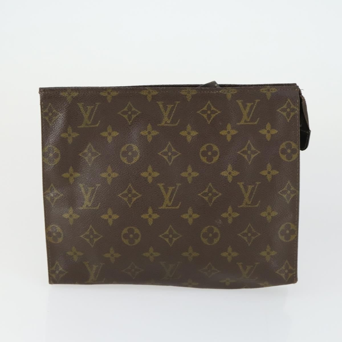 Louis Vuitton LOUIS VUITTON Monogram Clutch Bag 3 Set LV Authentic bs33347
