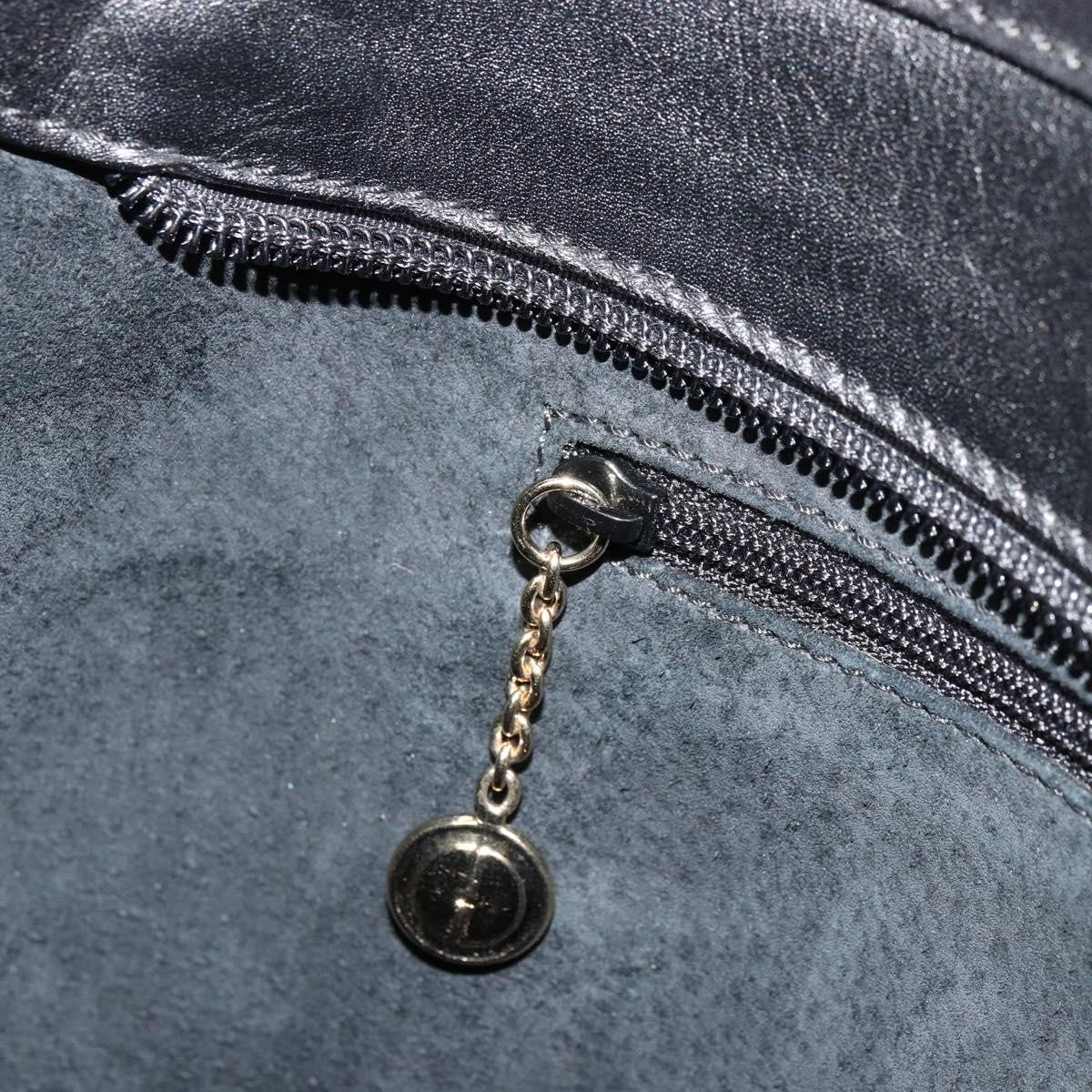 Gucci GUCCI Hand Bag Leather Black Authentic 71508