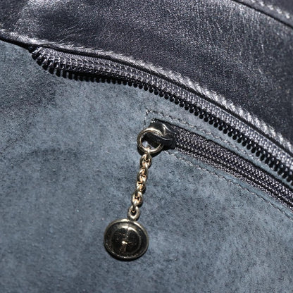 Gucci GUCCI Hand Bag Leather Black Authentic 71508