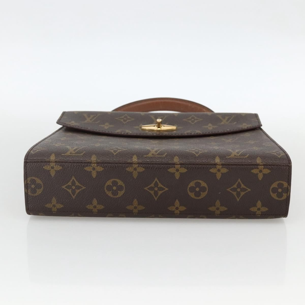 Louis Vuitton LOUIS VUITTON Monogram Malesherbes Hand Bag M51379 LV Authentic 152143