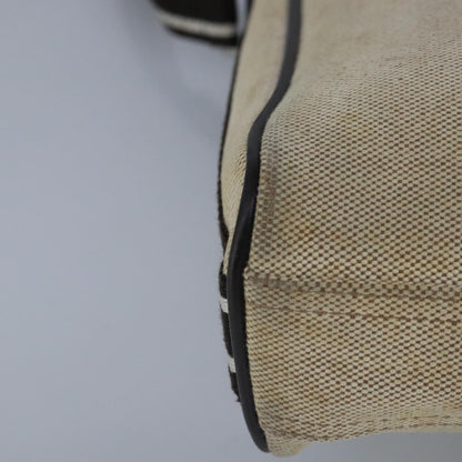 Burberry BURBERRY Shoulder Bag Canvas Beige Authentic ti2263