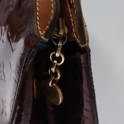 Louis Vuitton LOUIS VUITTON Vernis Blair MM Hand Bag 2way Rouge Favist M91690 LV Authentic EC506