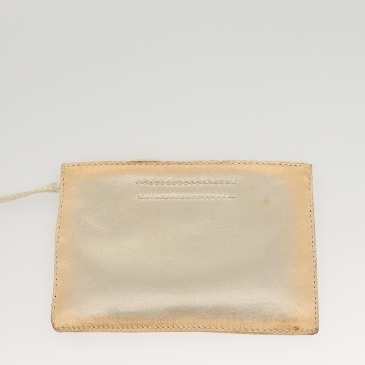 Prada PRADA Hand Bag Vinyl Clear Beige Authentic 118773