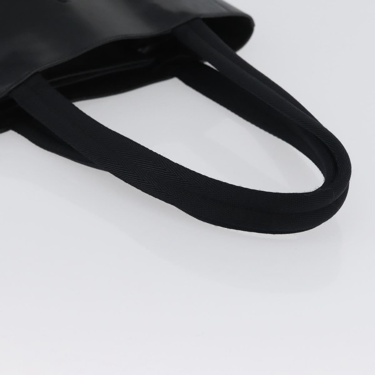 Prada PRADA Tote Bag Leather Black Authentic gh1848