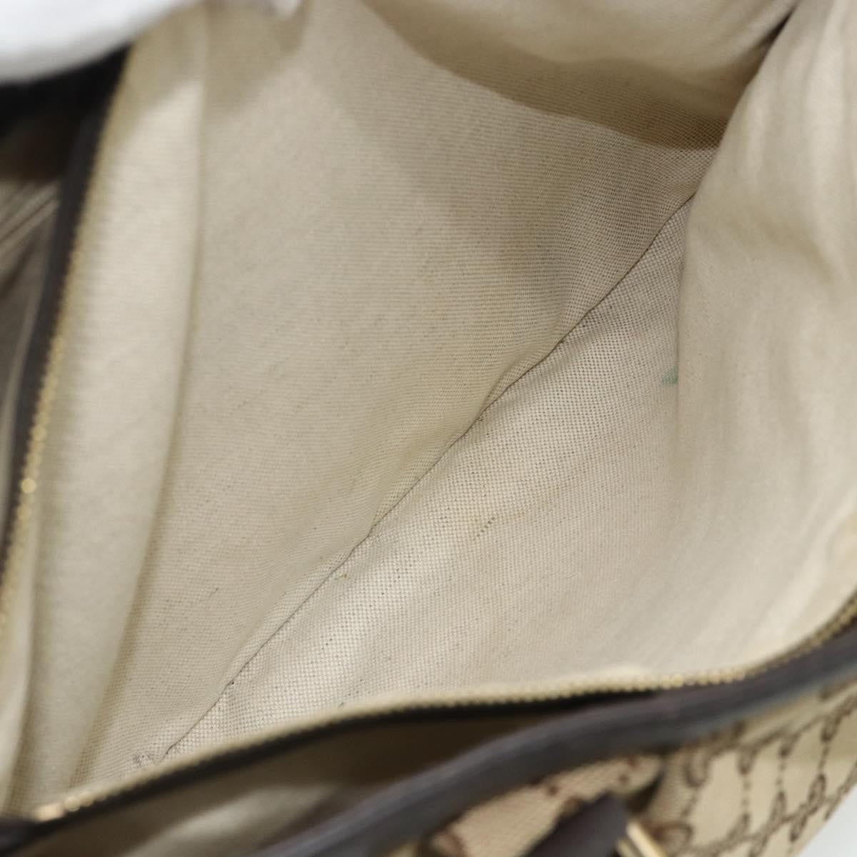 Gucci GUCCI GG Canvas Tote Bag Beige Gold 296835 Authentic 178263