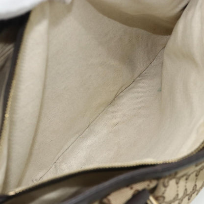 Gucci GUCCI GG Canvas Tote Bag Beige Gold 296835 Authentic 178263