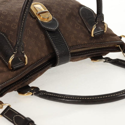 Louis Vuitton LOUIS VUITTON Monogram Idylle Elegy Hand Bag Black M56696 LV Authentic bs31637