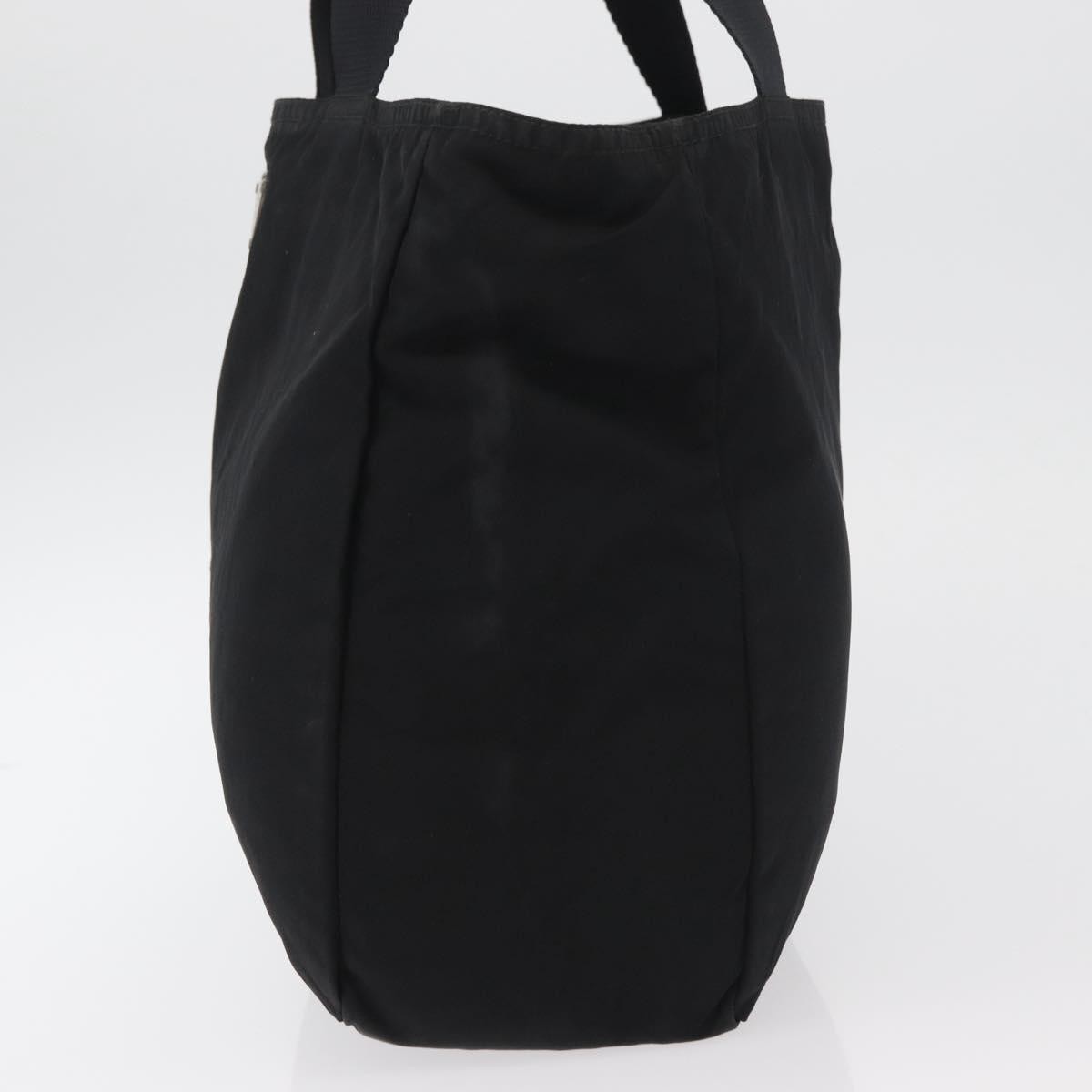 Prada PRADA Tote Bag Nylon Black Silver Authentic bs29615