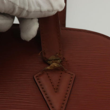 Louis Vuitton LOUIS VUITTON Epi Lussac Shoulder Bag Brown M52283 LV Authentic 136432