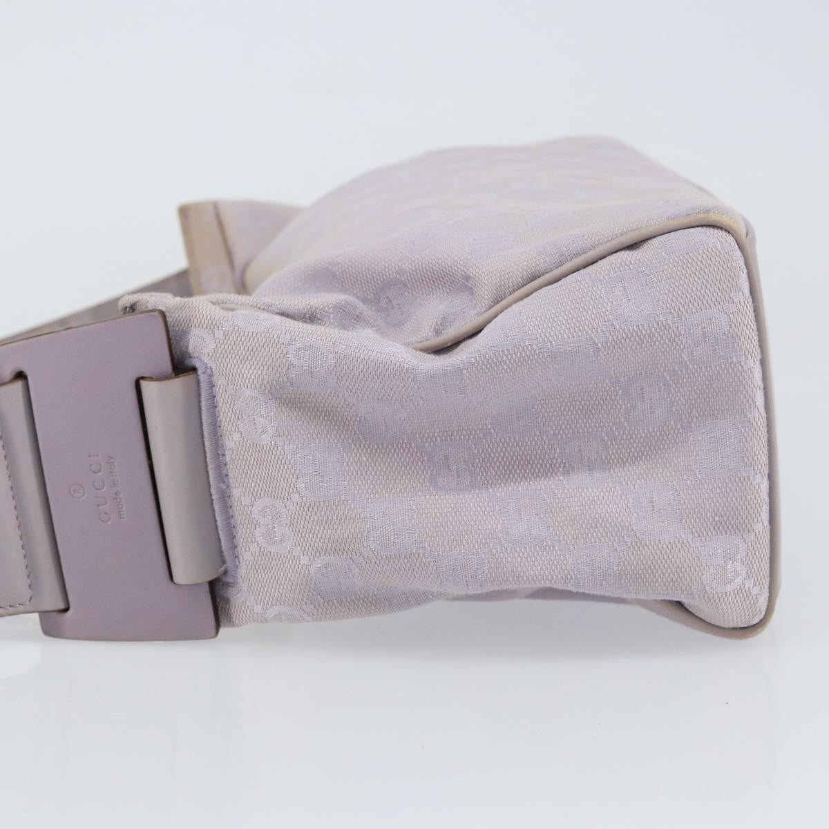 Gucci GUCCI GG Canvas Shoulder Bag Purple Gold 92699 Authentic 158466