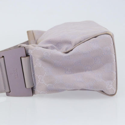 Gucci GUCCI GG Canvas Shoulder Bag Purple Gold 92699 Authentic 158466