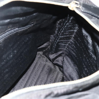 Prada PRADA Chain Tote Bag Nylon Black Gold Authentic 178129