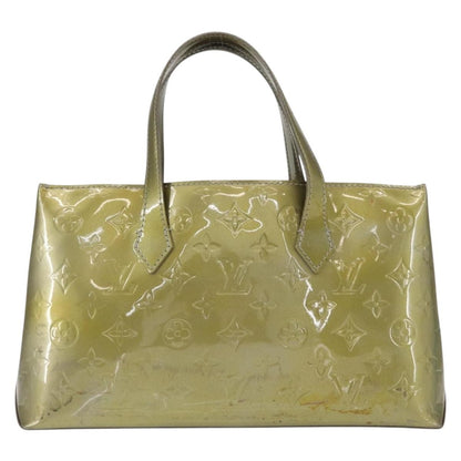 Louis Vuitton LOUIS VUITTON Monogram Vernis Wilshire PM Bag Gris Art Deco M91627 Authentic 156778
