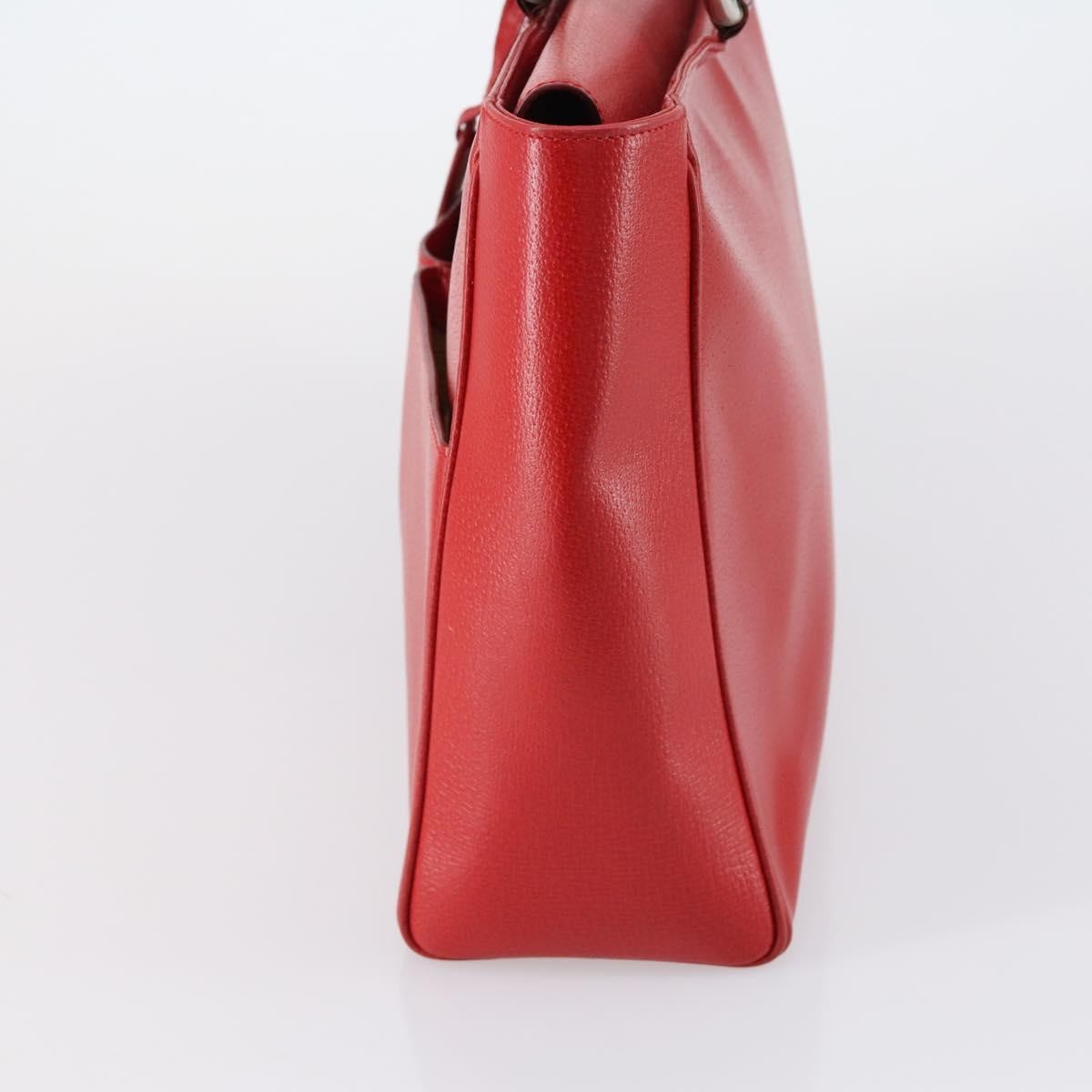 Gucci GUCCI Hand Bag Leather Red Authentic 148420