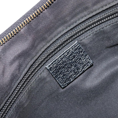 Gucci GUCCI GG Canvas Shoulder Bag Black Silver 181092 Authentic bs31680