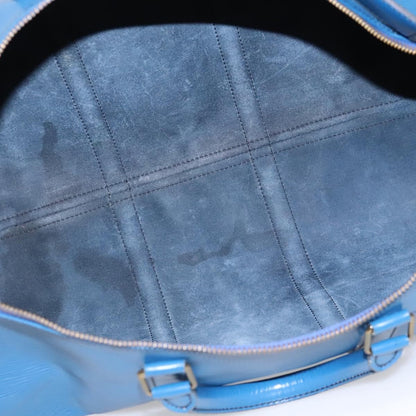 Louis Vuitton LOUIS VUITTON Epi Keepall 55 Boston Bag Toledo Blue M42955 LV Authentic EC290