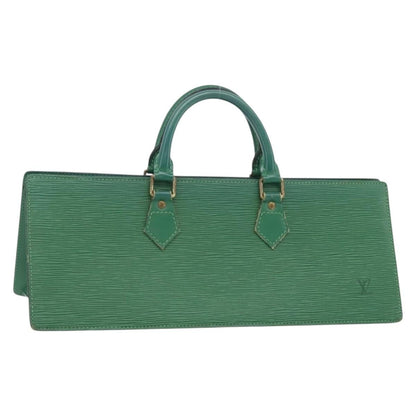 Louis Vuitton LOUIS VUITTON Epi Sac Triangle Hand Bag Green M52094 LV Authentic 181752