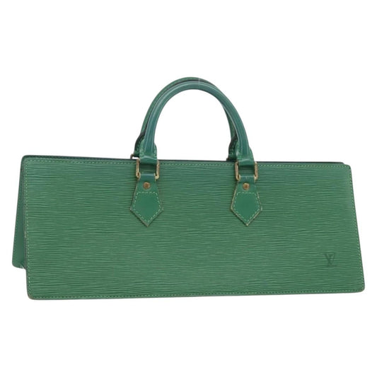 Louis Vuitton LOUIS VUITTON Epi Sac Triangle Hand Bag Green M52094 LV Authentic 181752