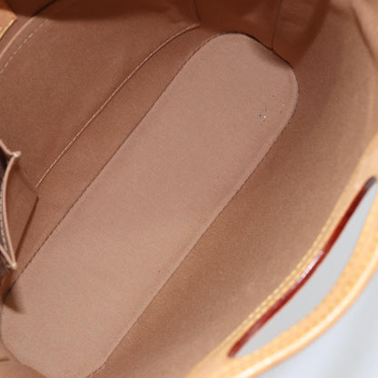 Louis Vuitton LOUIS VUITTON Vernis Stillwood Vertical Hand Bag Noisette M91364 LV Authentic gh952