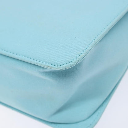 Saint Laurent SAINT LAURENT Shoulder Bag Canvas Light Blue Authentic BA5491