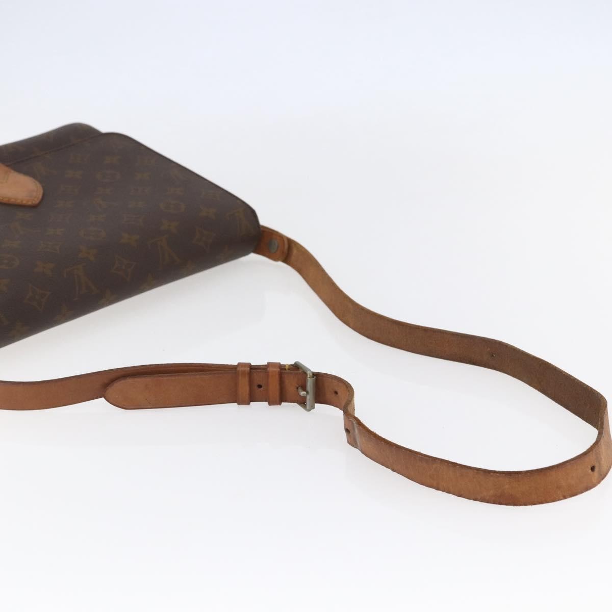 Louis Vuitton LOUIS VUITTON Monogram Cartouchiere GM Shoulder Bag Vintage M51252 Authentic 145229