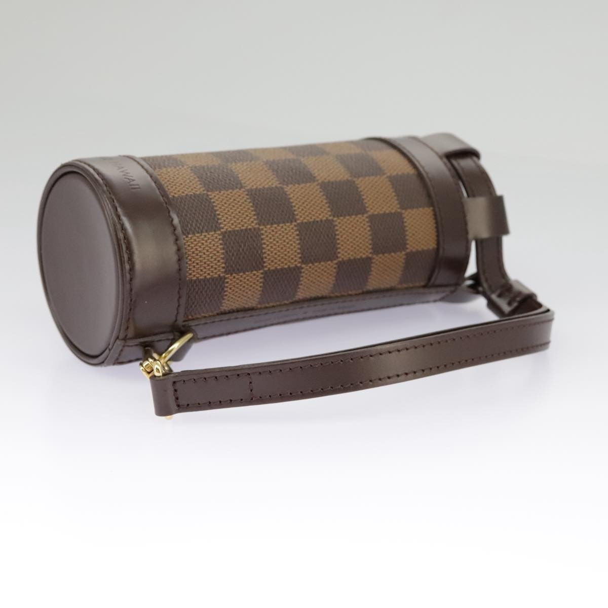 Louis Vuitton LOUIS VUITTON Damier Ebene GOLF CUP 2002 HAWAII Golf Ball Case M99119 Authentic 9... Bag