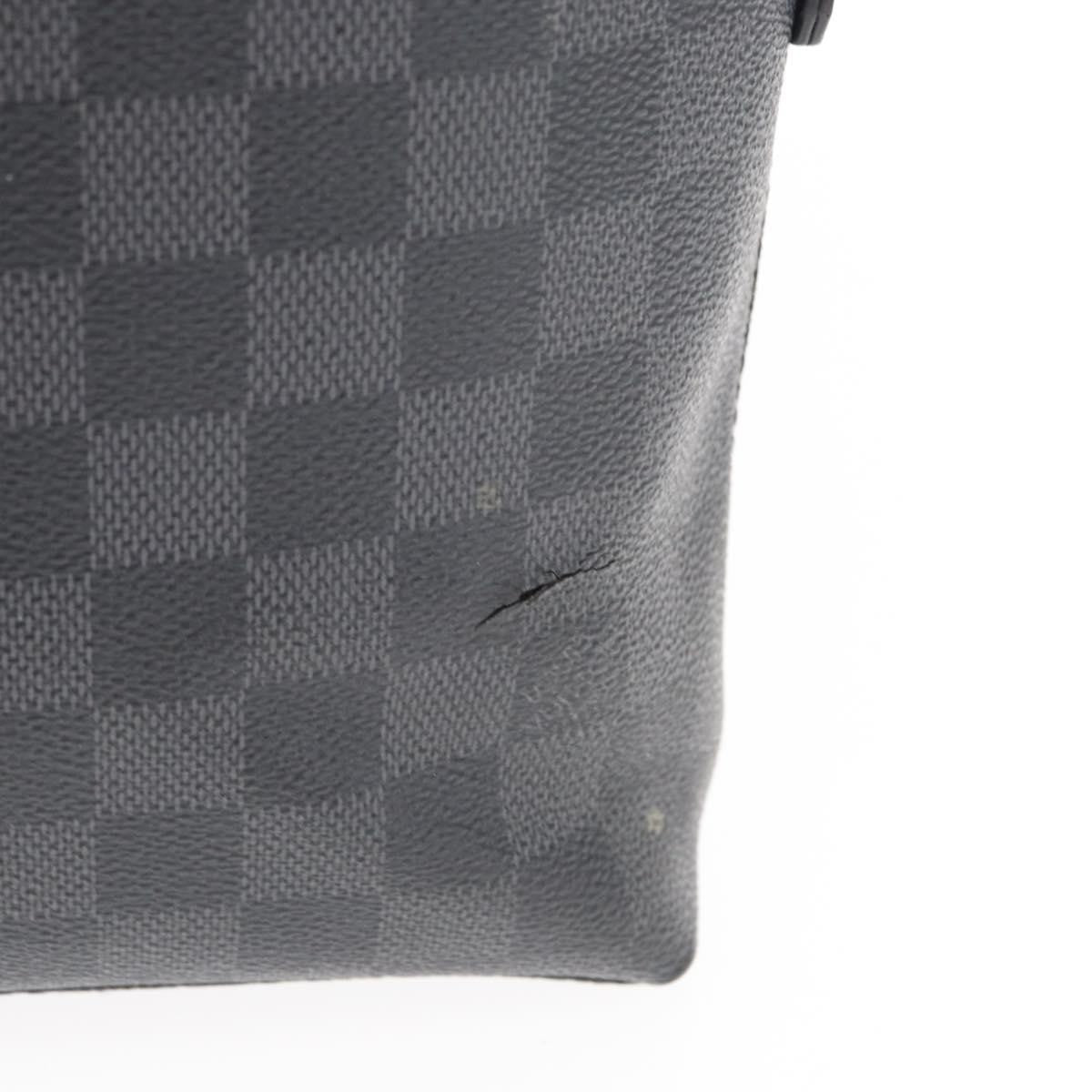 Louis Vuitton LOUIS VUITTON Damier Graphite Porte Documents Jules Bag 2way N48224 Authentic ka1086