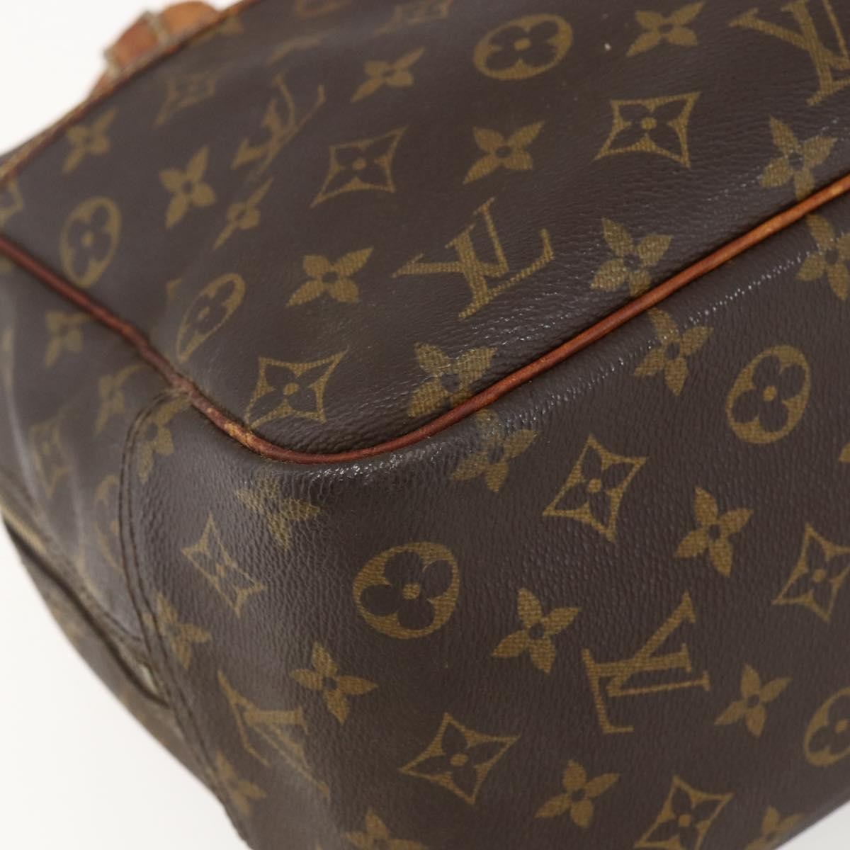 Louis Vuitton LOUIS VUITTON Monogram Deauville Hand Bag M47270 LV Authentic 158279