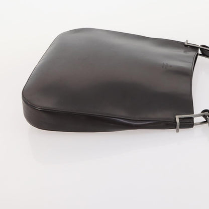 Gucci GUCCI GG Supreme Hand Bag Leather 2 Set Black Beige Authentic 173983