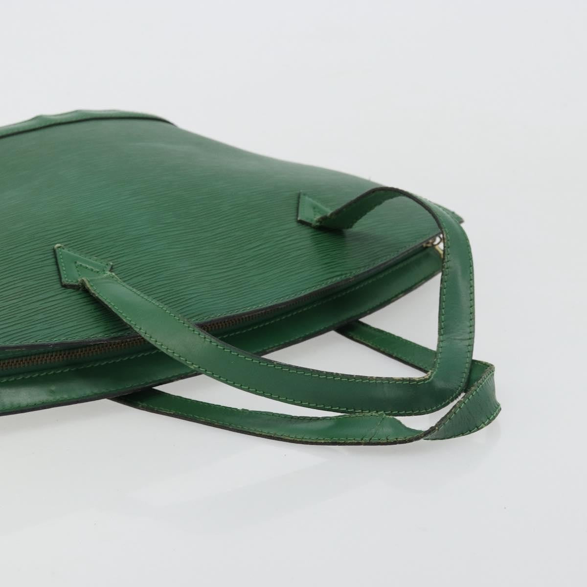Louis Vuitton LOUIS VUITTON Epi Saint Jacques Hand Bag Green M52274 LV Authentic 168866