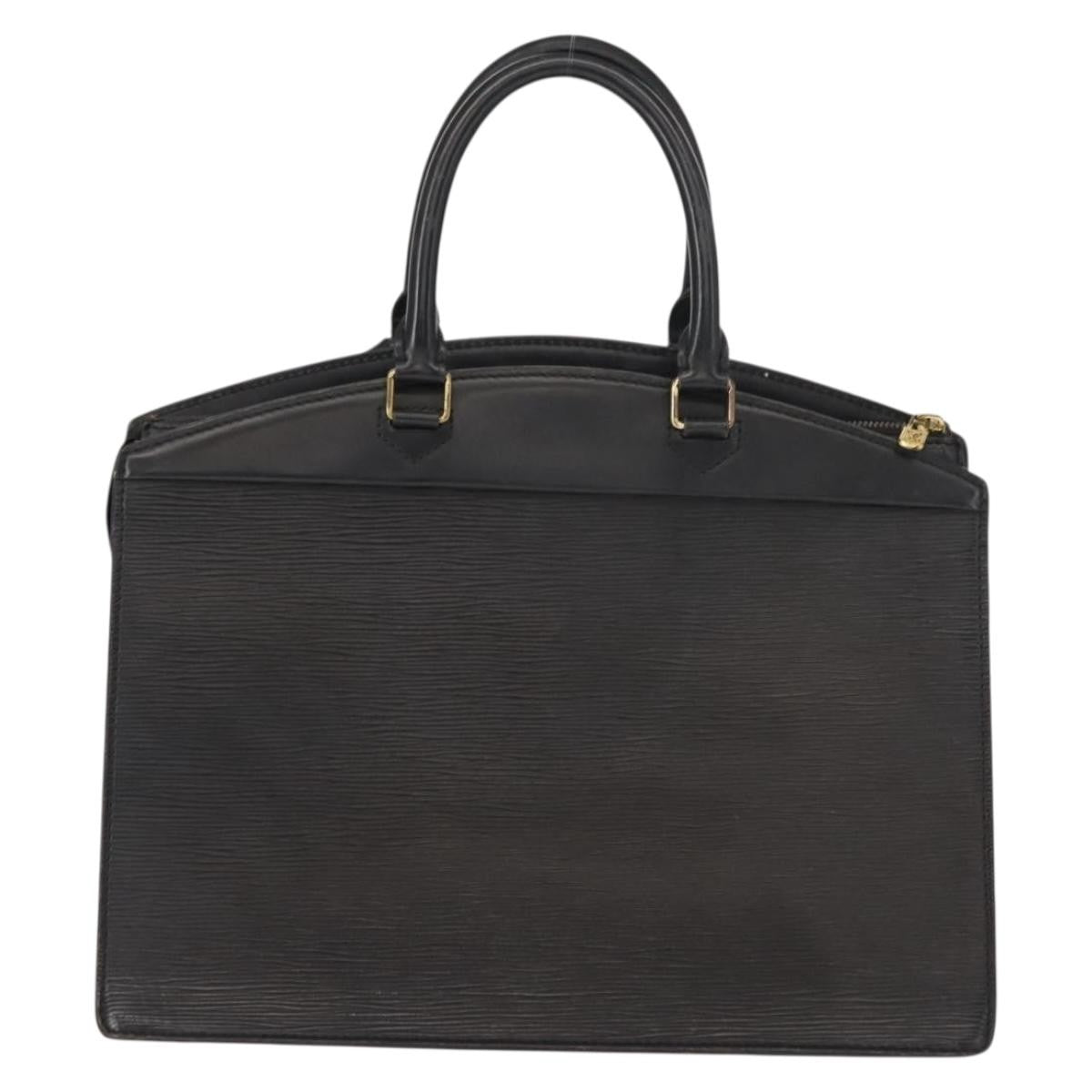 Louis Vuitton LOUIS VUITTON Epi Riviera Hand Bag Noir Black M48182 LV Authentic 148760