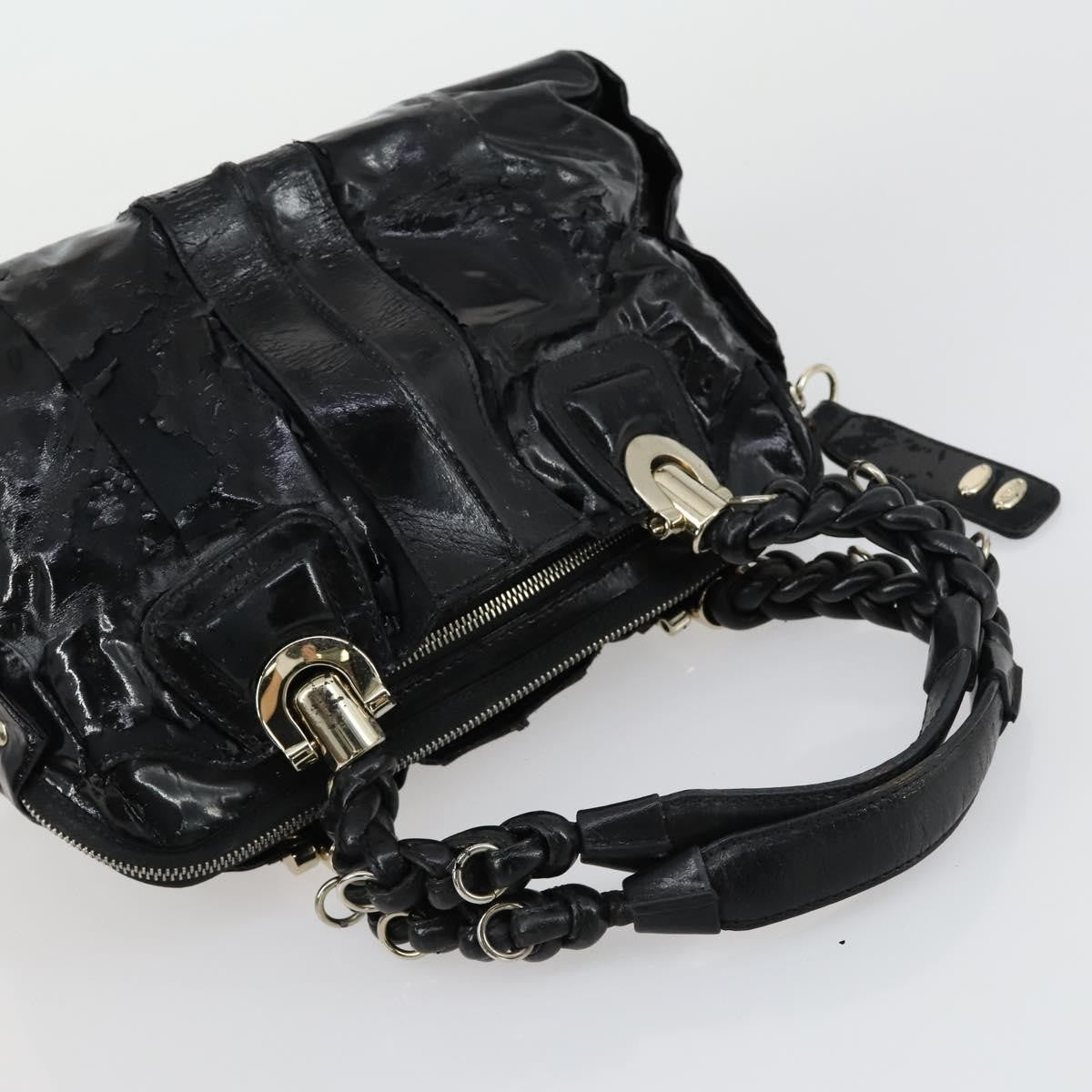 Chloé Chloé Chloe Tote Bag Leather 2 Set Black Beige Authentic bs31501