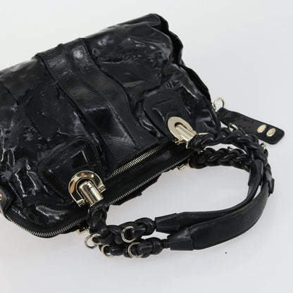 Chloé Chloé Chloe Tote Bag Leather 2 Set Black Beige Authentic bs31501