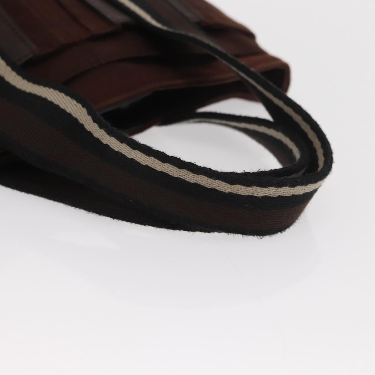 Hermès Hermès HERMES Toroca Horizontal PM Hand Bag Canvas Brown Authentic bs31853