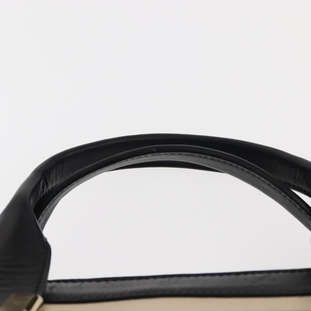 Chloé Chloé Chloe Little Alice Hand Bag Leather 2way White Gold Authentic am9323