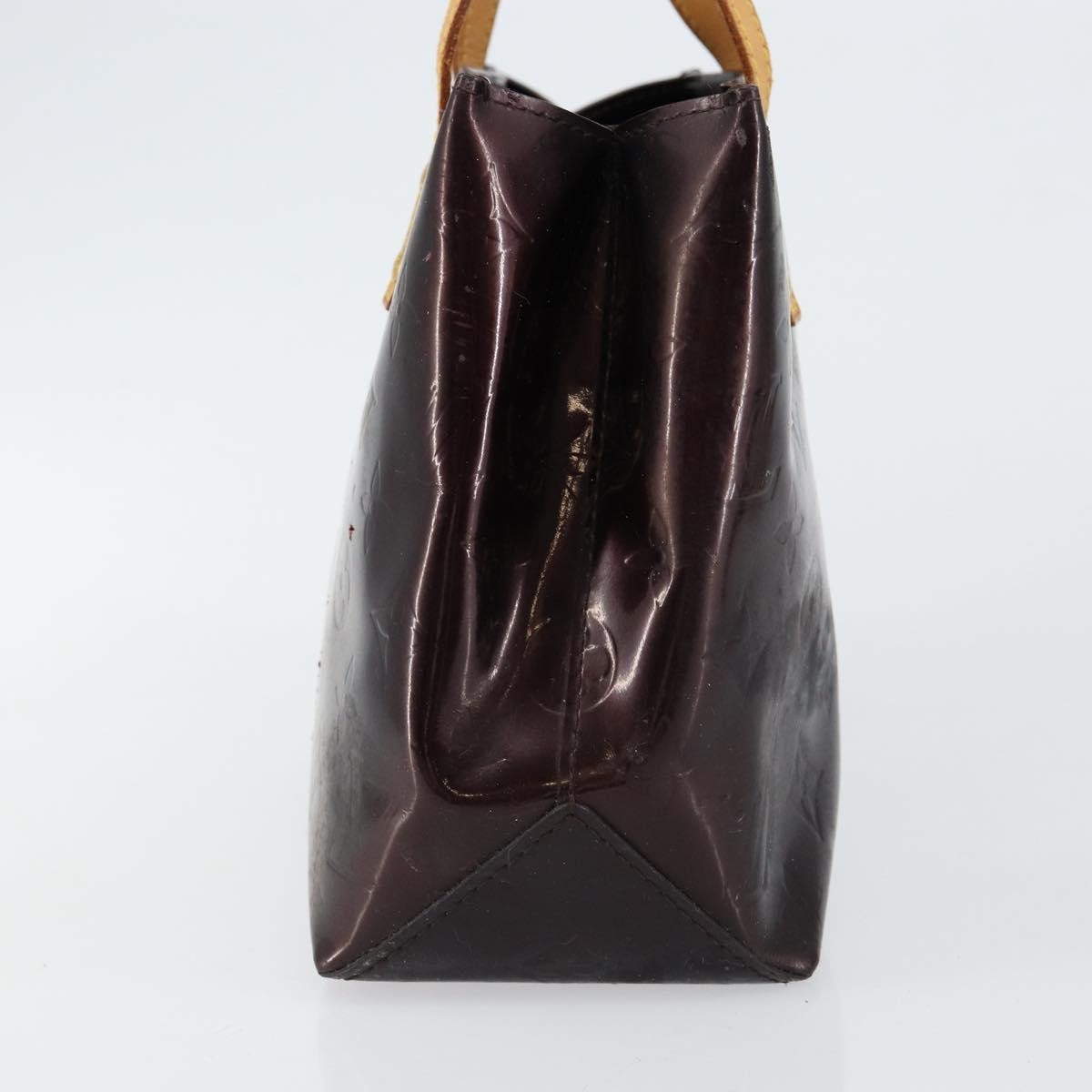 Louis Vuitton LOUIS VUITTON Monogram Vernis Reade PM Hand Bag Amarante M91993 LV Authentic 145457