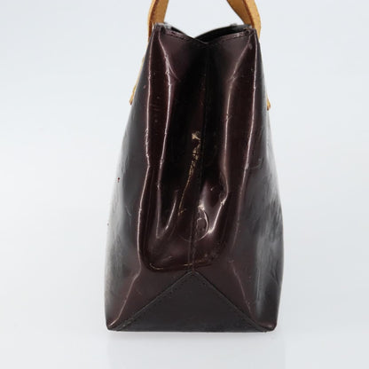 Louis Vuitton LOUIS VUITTON Monogram Vernis Reade PM Hand Bag Amarante M91993 LV Authentic 145457