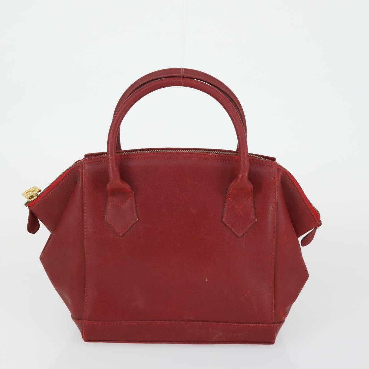 Chanel CHANEL Fendi BALLY LANVIN Bag Leather 4 Set Red Gold black CC Authentic 149827