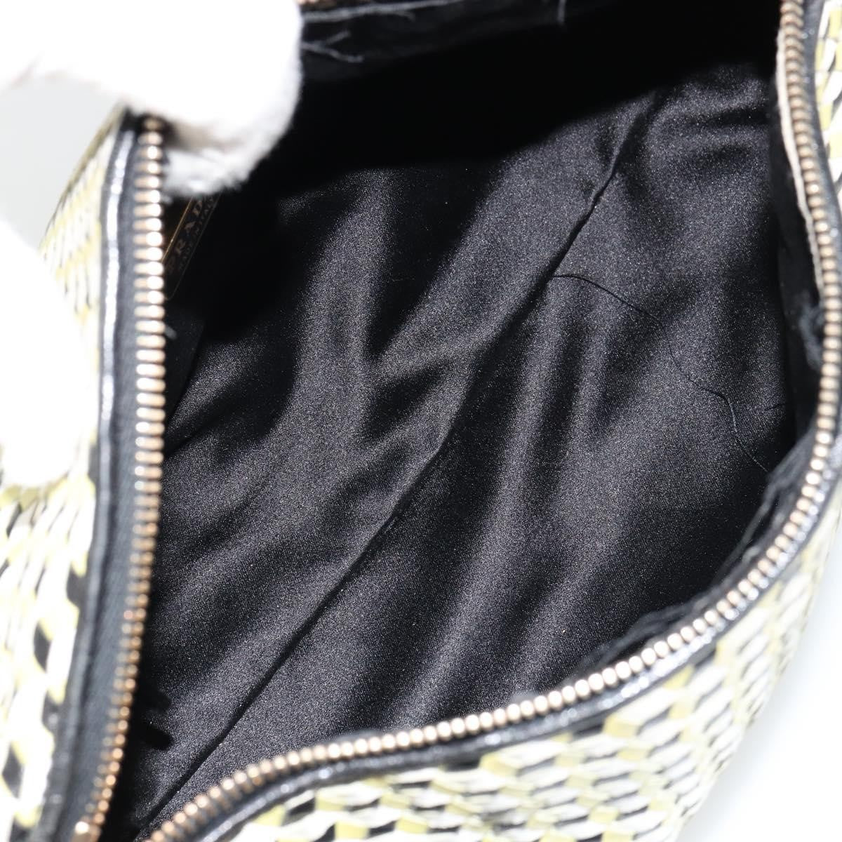 Prada PRADA Shoulder Bag Leather Yellow Gold Authentic bs35156