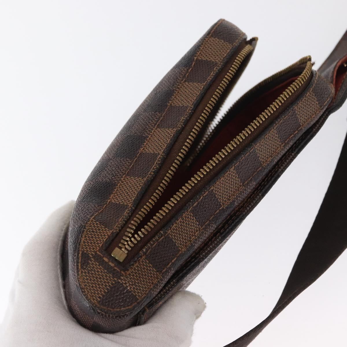 Louis Vuitton LOUIS VUITTON Damier Ebene Geronimos Shoulder Bag N51994 LV Authentic 164331