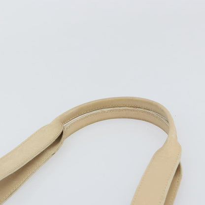 Gucci GUCCI GG Canvas Tote Bag Beige Silver 002 1053 Authentic 170373