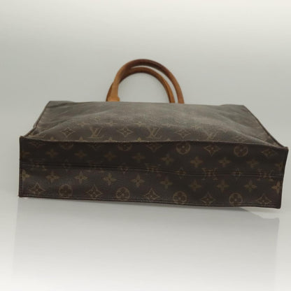 Louis Vuitton LOUIS VUITTON Monogram Sac Plat Hand Bag M51140 LV Authentic 135616