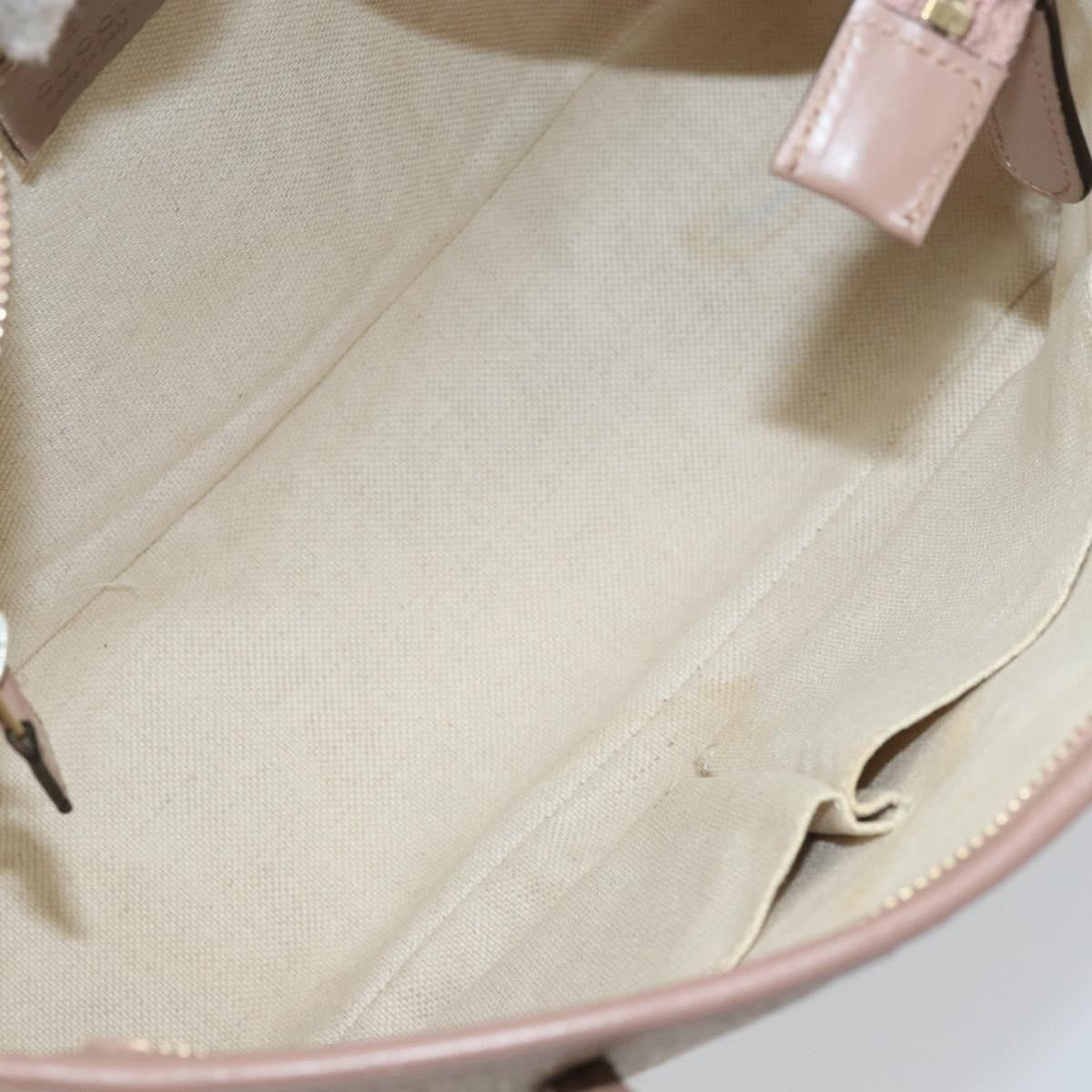 Gucci GUCCI GG Supreme Tote Bag PVC Beige Gold 353440 Authentic YKZ112