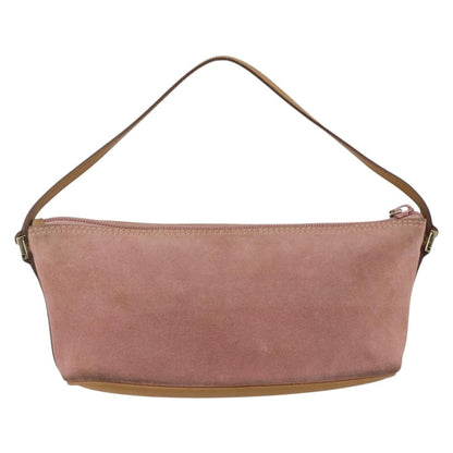 Gucci GUCCI Accessory Pouch Suede Pink Gold 039 1103 Authentic 173549 Bag