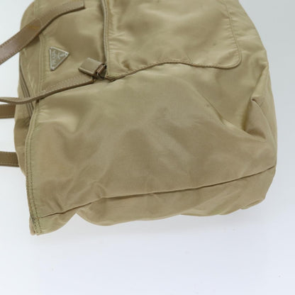 Prada PRADA Tote Bag Nylon Beige Authentic 75668