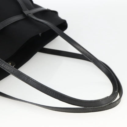 Salvatore Ferragamo Salvatore Ferragamo Tote Bag Nylon Black Silver Authentic ka3842