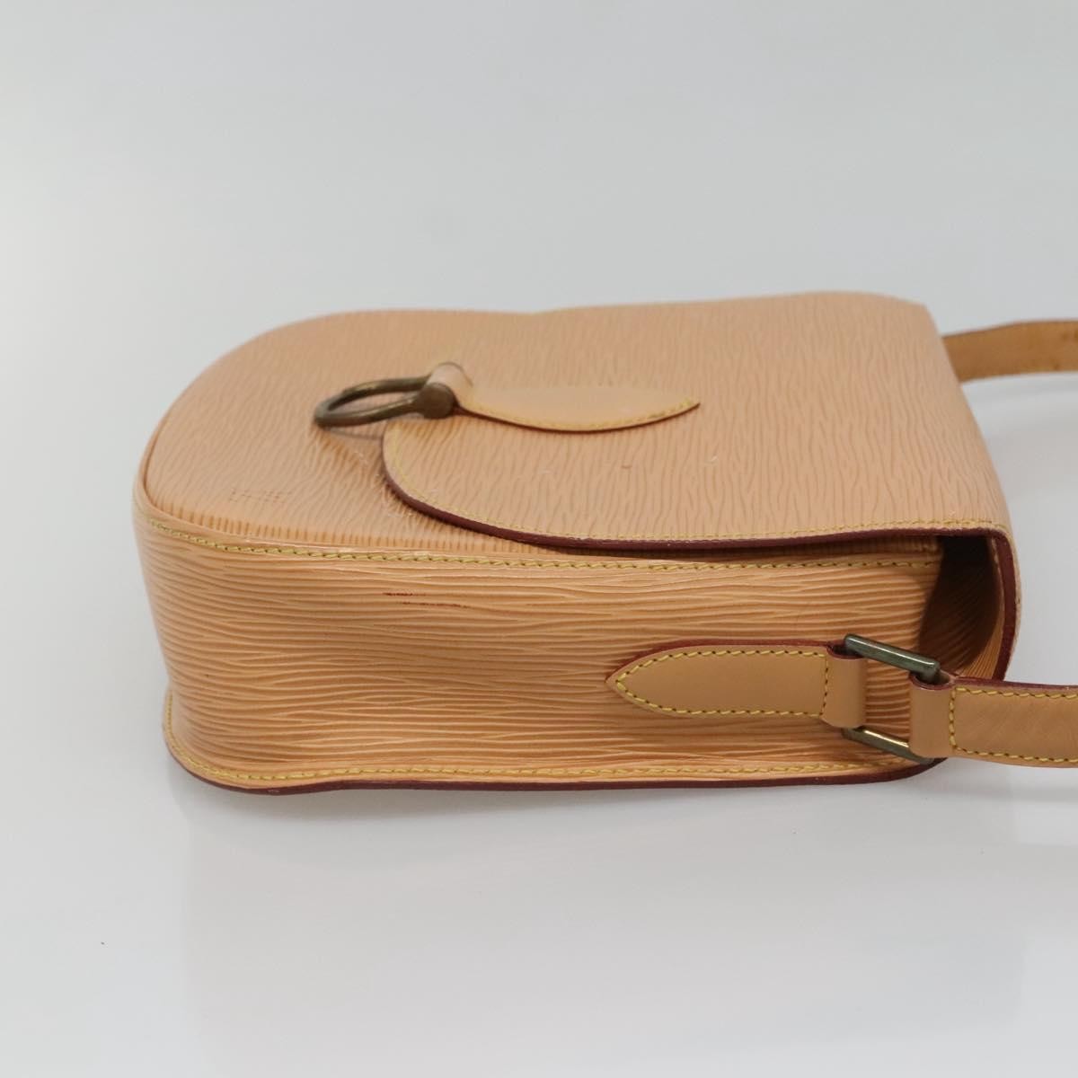Louis Vuitton LOUIS VUITTON Epi Saint Cloud GM Shoulder Bag Beige M52196 LV Authentic bs26977