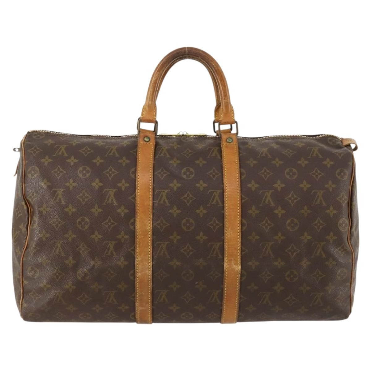 Louis Vuitton LOUIS VUITTON Monogram Keepall 50 Boston Bag M41426 LV Authentic 172549