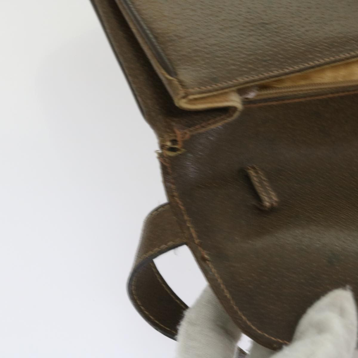 Gucci GUCCI GG Supreme Shoulder Bag PVC Leather Beige Authentic th4221