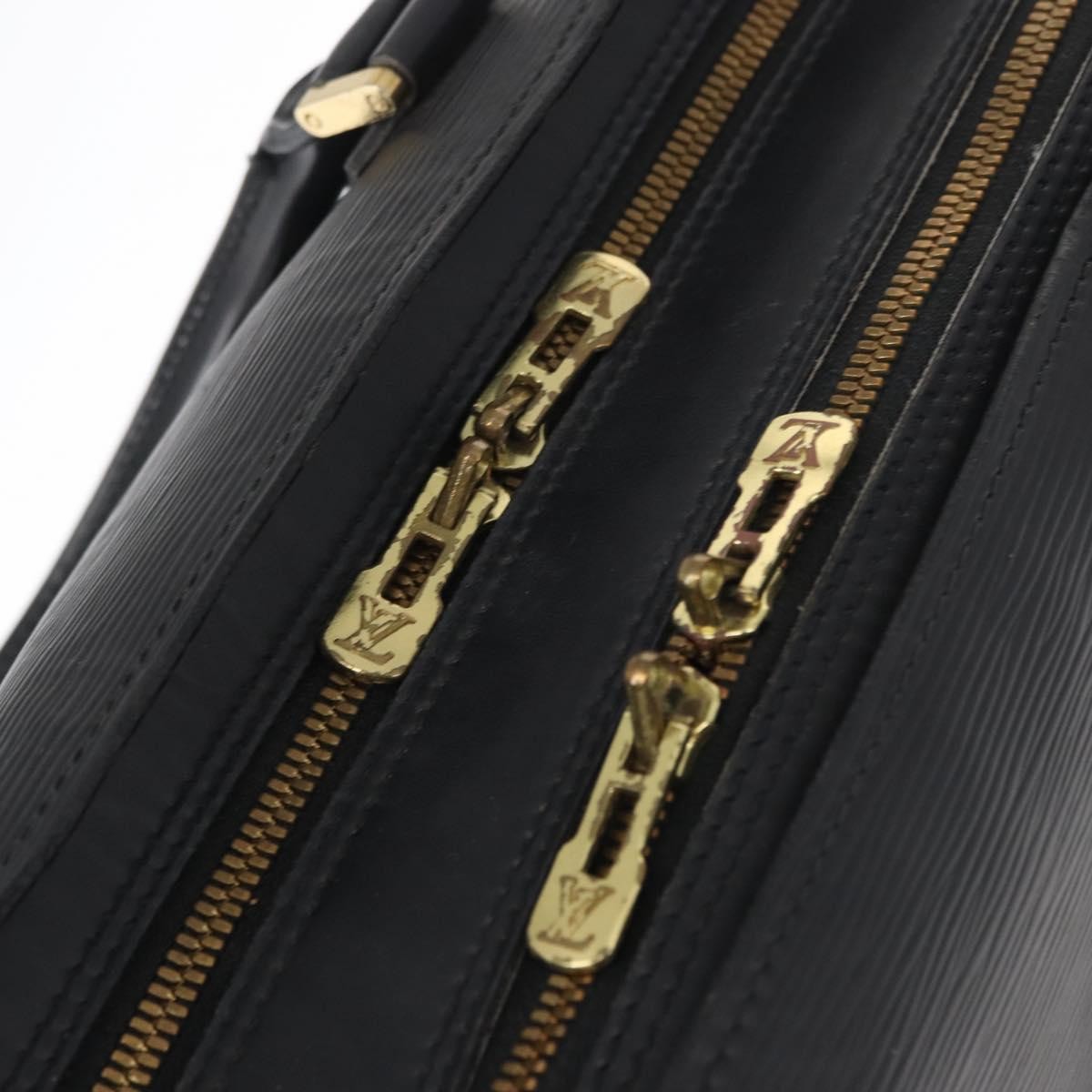 Louis Vuitton LOUIS VUITTON Epi Sorbonne Business Bag Black M54512 LV Authentic 159371
